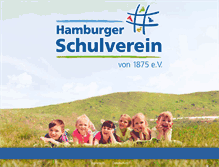Tablet Screenshot of hamburgerschulverein.de